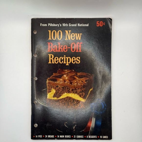 Pillsbury Other - 100 New Bake Off Recipes Vintage Grand National Pillsbury 1965 USA Winners